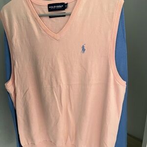 Polo by Ralph Lauren Light Pink V-Neck Sweater